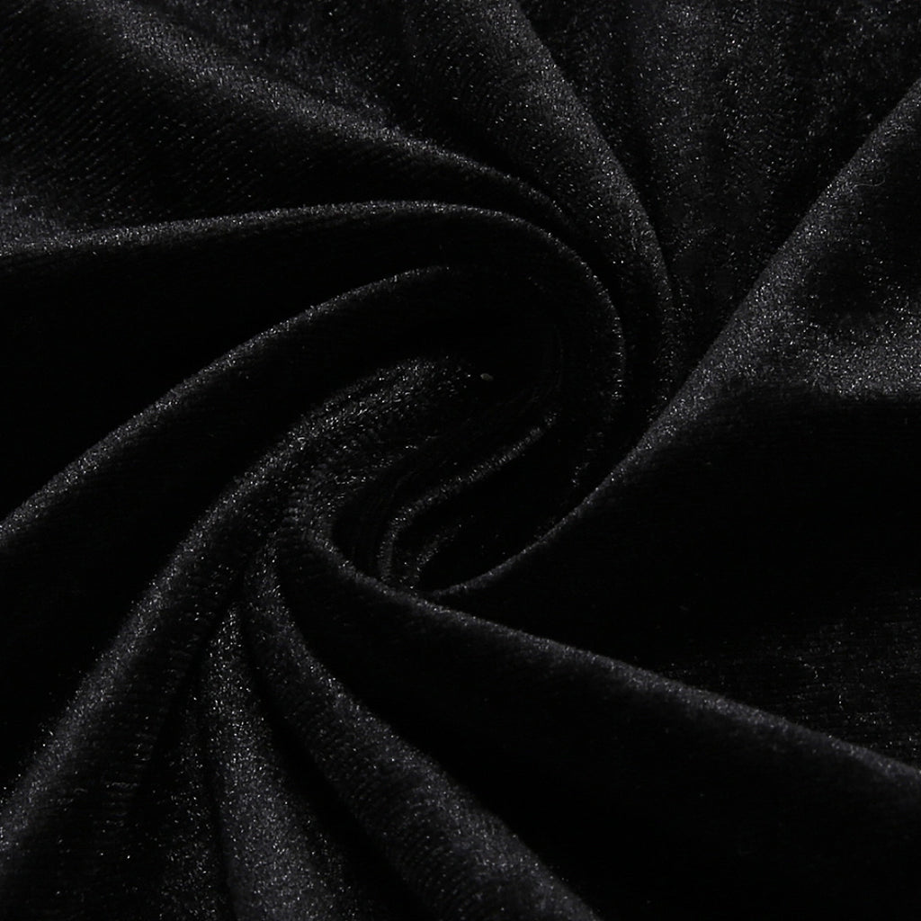 Black Satin Mermaid Evening Gown with Sweetheart Neckline & Beaded Bodice