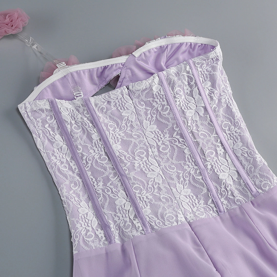 Floor-Length Satin Evening Gown | Sweetheart Neckline & Beaded Details