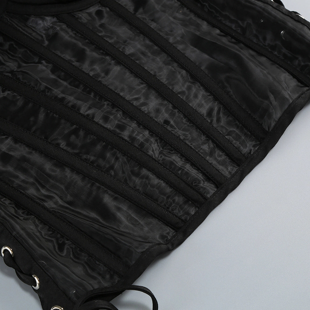 Luxury Black Strapless Corset Dress with Asymmetric Ruffle Skirt