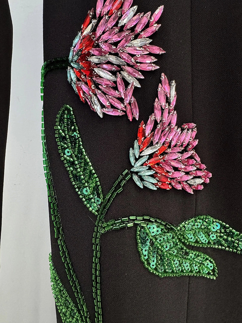 Luxury Mermaid Sequin Evening Gown with Sweetheart Neckline