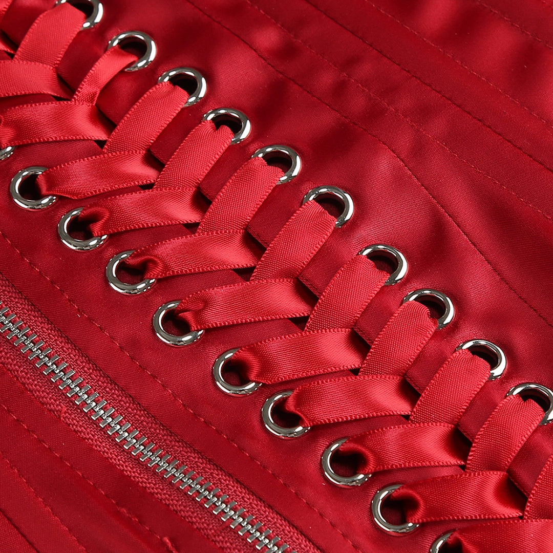 Black Satin Sequin A-Line Evening Gown with V-Neck & Open Back