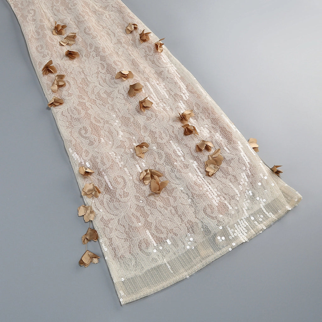 Luxury Black Sequin A-Line Evening Gown with Sweetheart Neckline