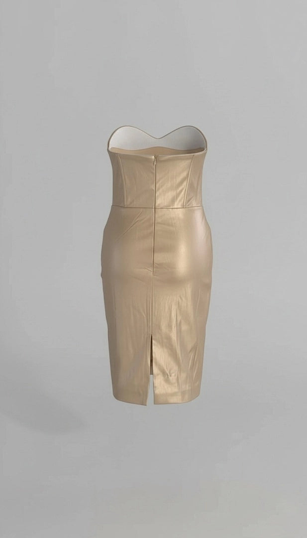 Elegant A-line Satin Evening Gown with Sequin Embellishments & V-Neck