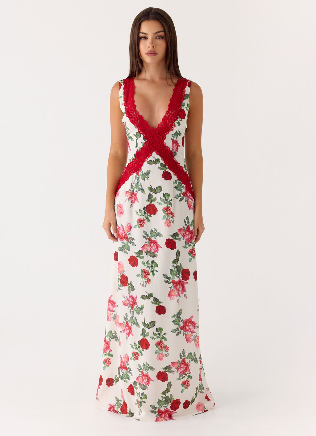 Aoifie Maxi Dress - Ivory Bloom