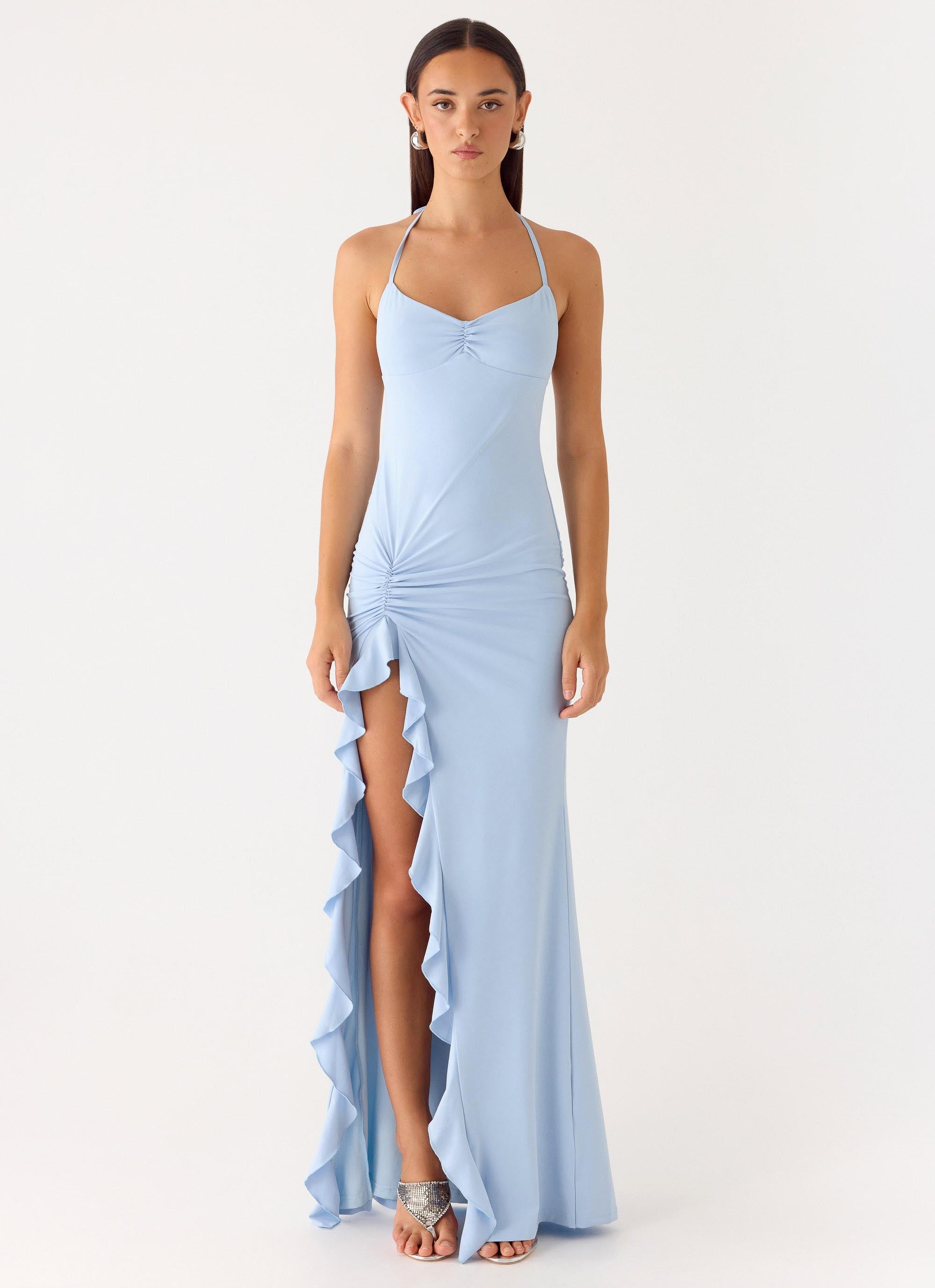 Augusta Maxi Dress - Blue