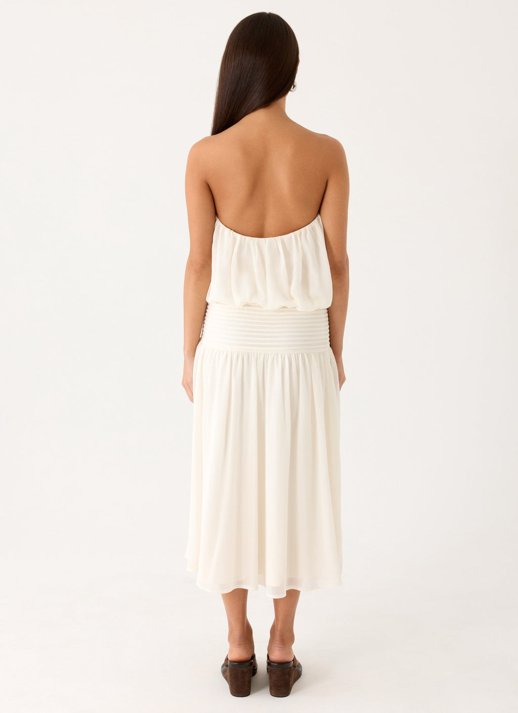 Calanthe Midi Dress - Ivory