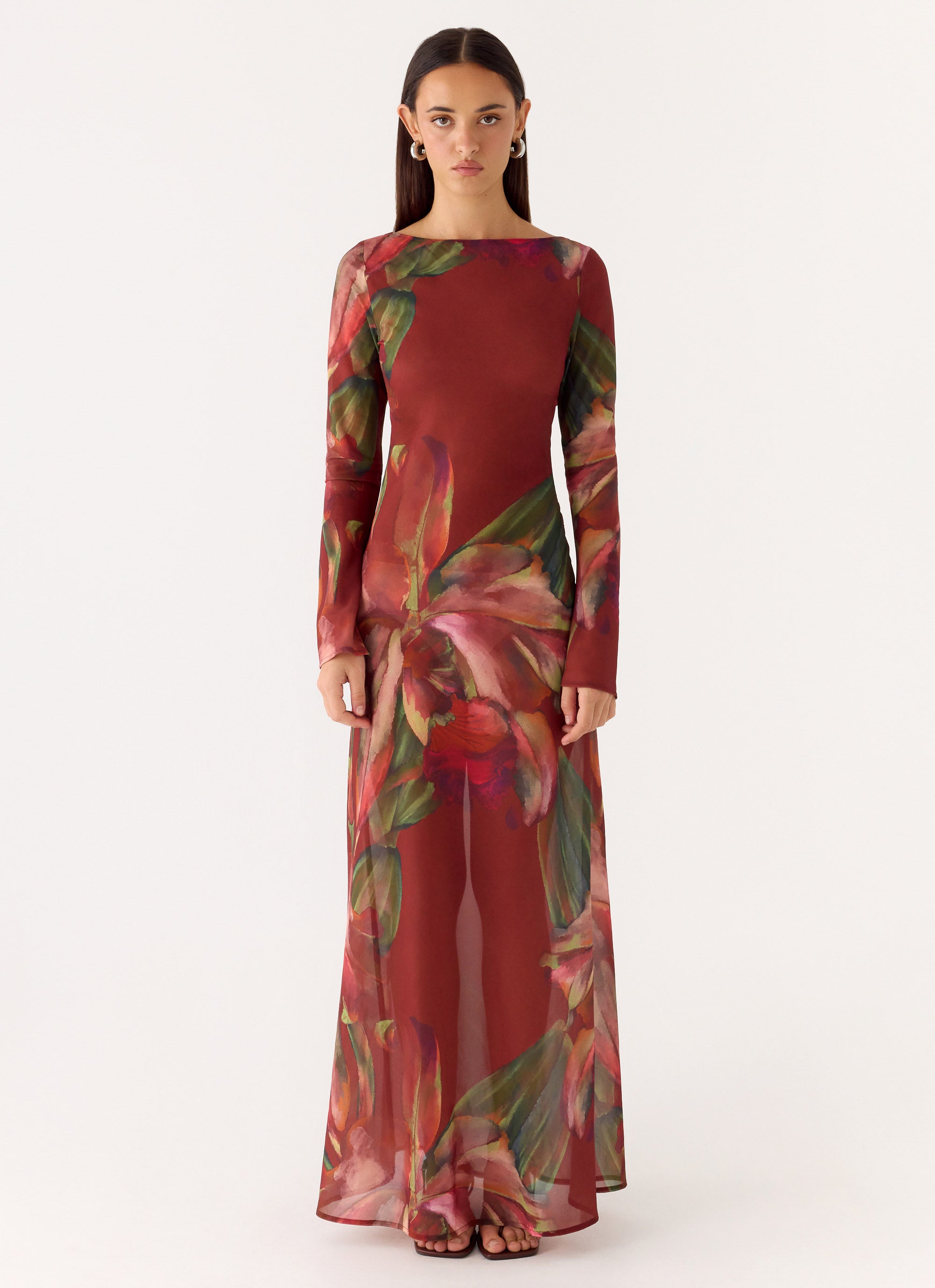 Charmayne Chiffon Maxi Dress - Cuba Cuba