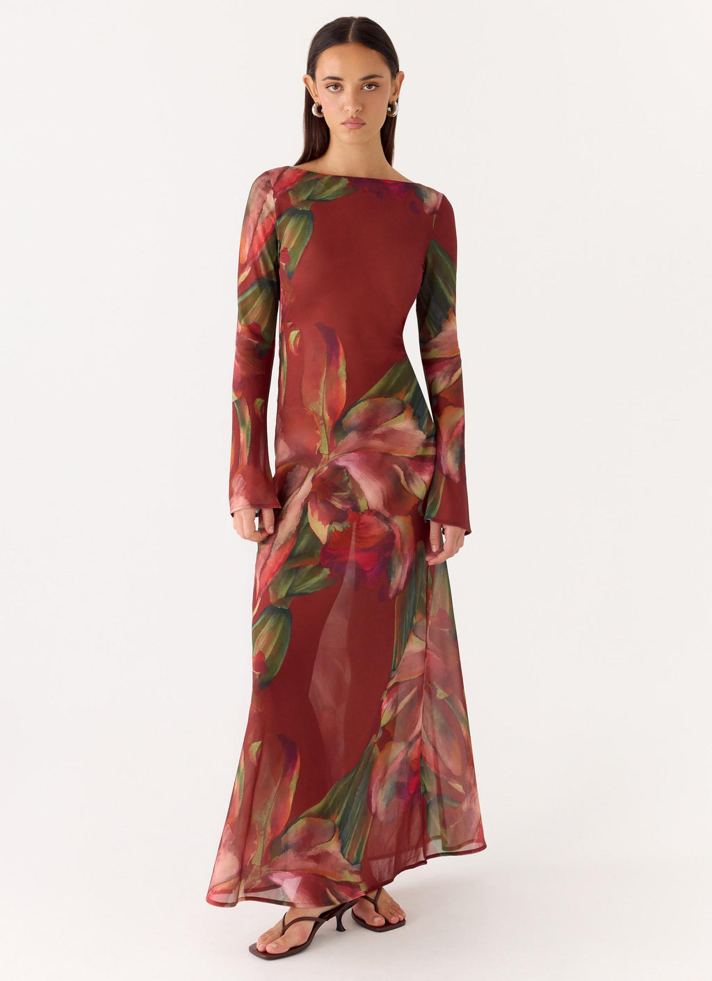 Charmayne Chiffon Maxi Dress - Cuba Cuba