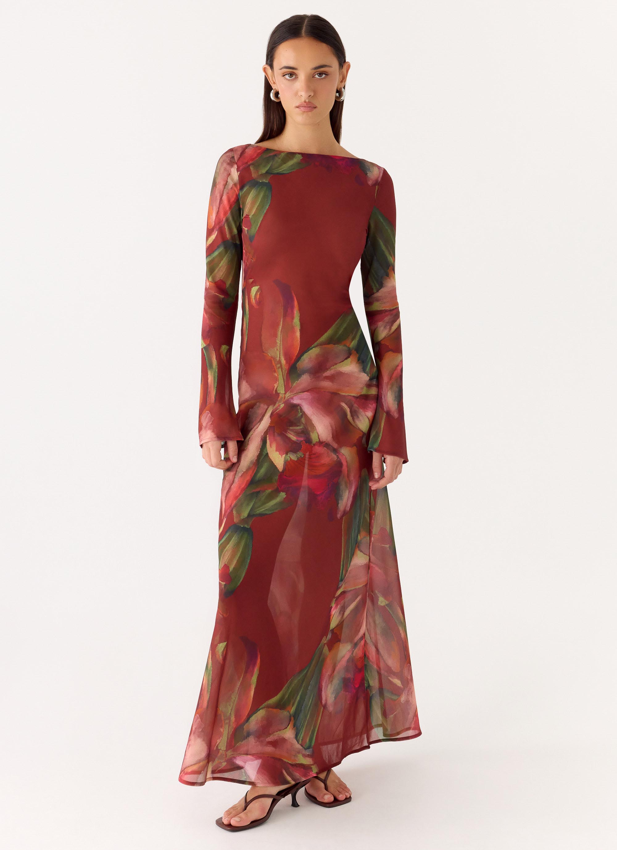 Charmayne Chiffon Maxi Dress - Cuba Cuba