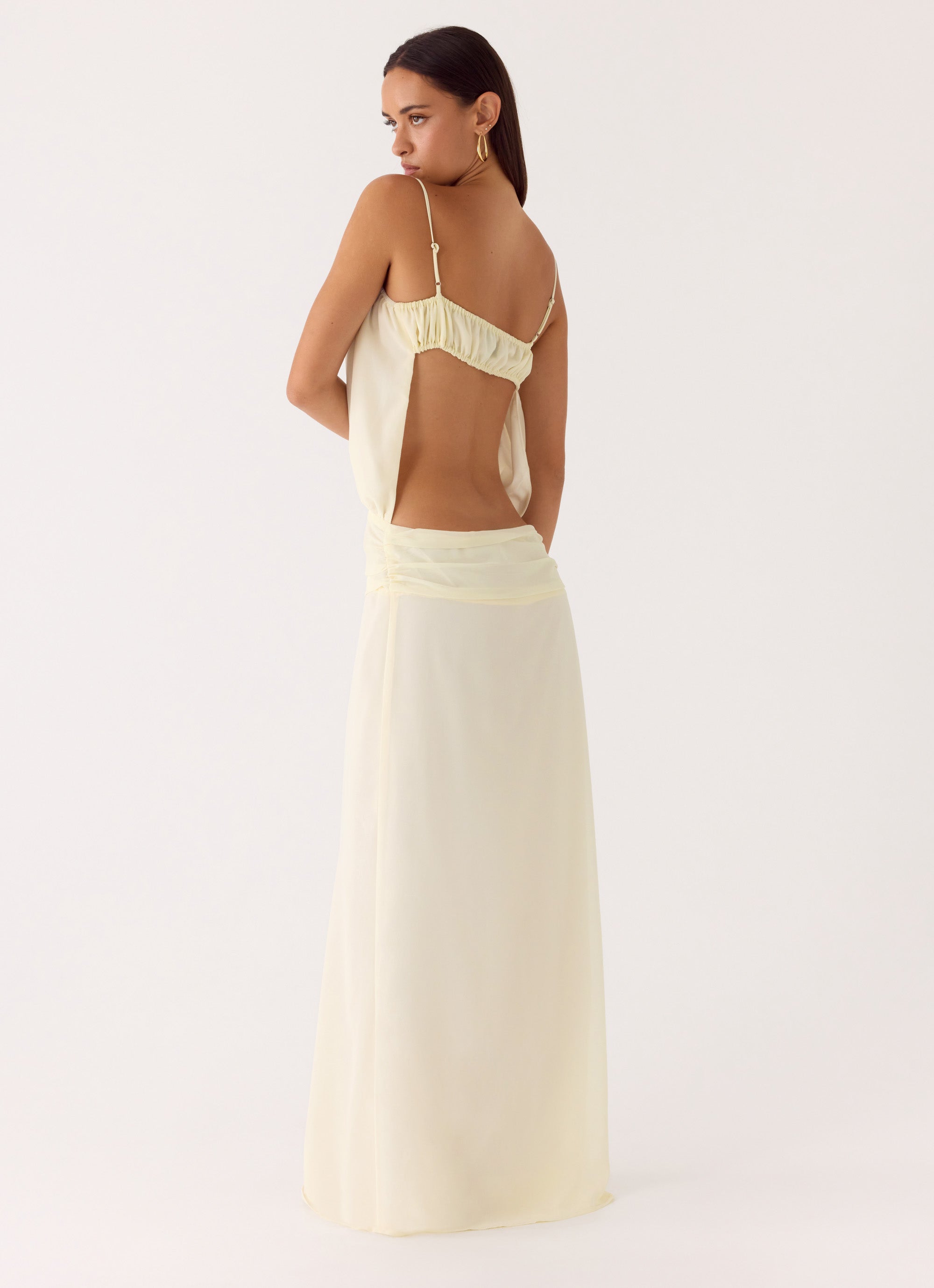 Citrus Kiss Maxi Dress - Baby Yellow