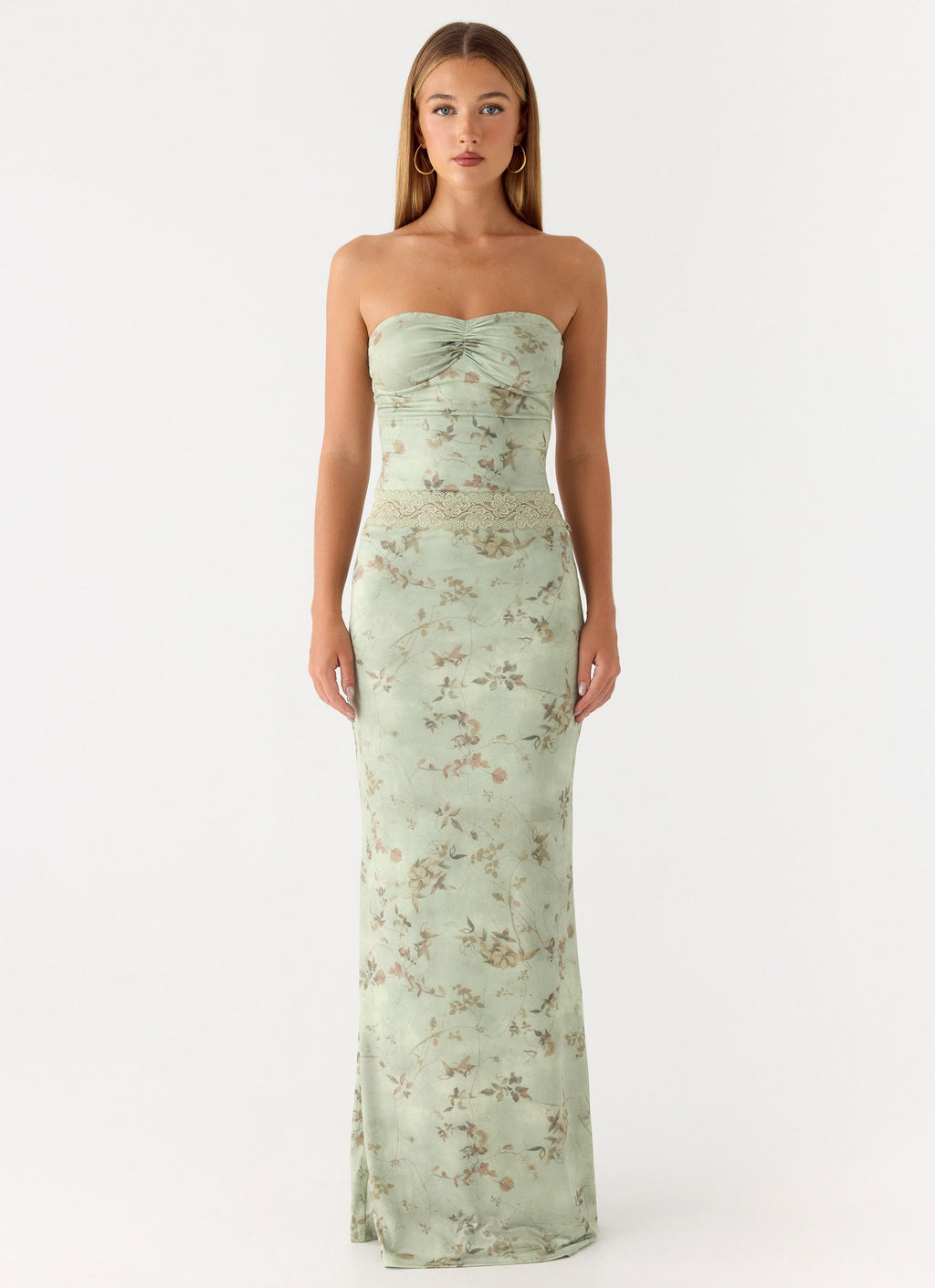 Come Through Maxi Dress - Wispy Fern