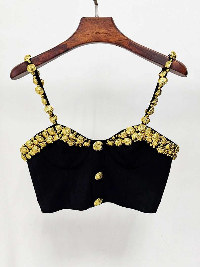 Black Mermaid Satin Evening Gown with Sequin Embellishments