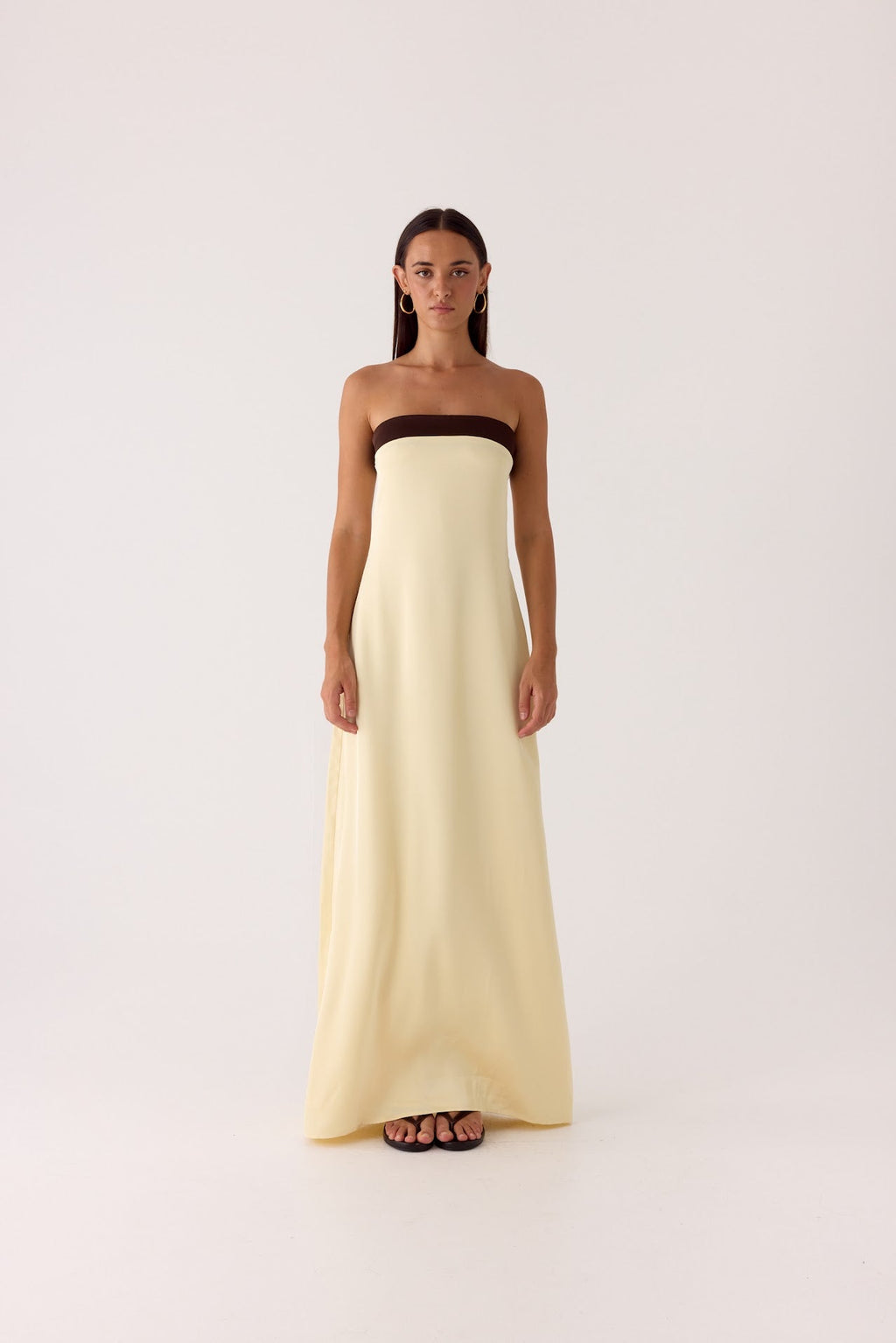Jiana Maxi Dress - Baby Yellow