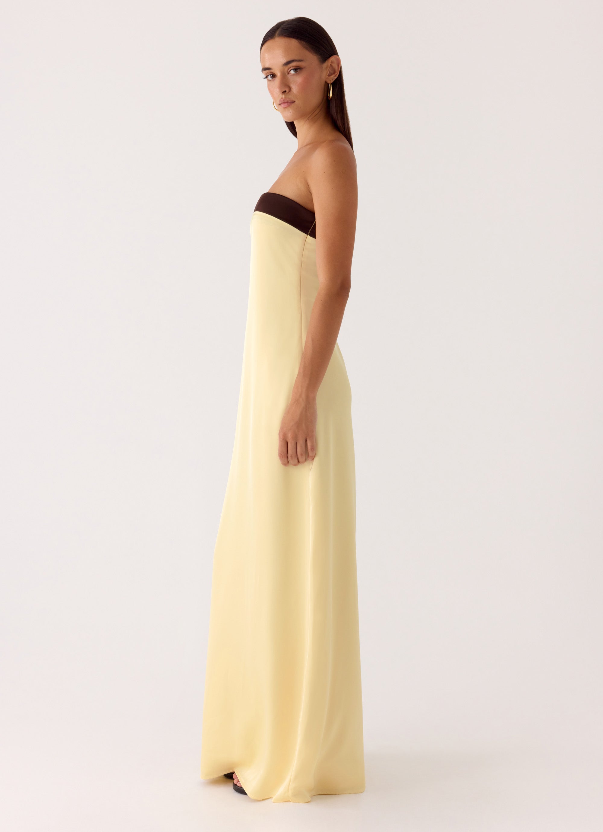 Jiana Maxi Dress - Baby Yellow