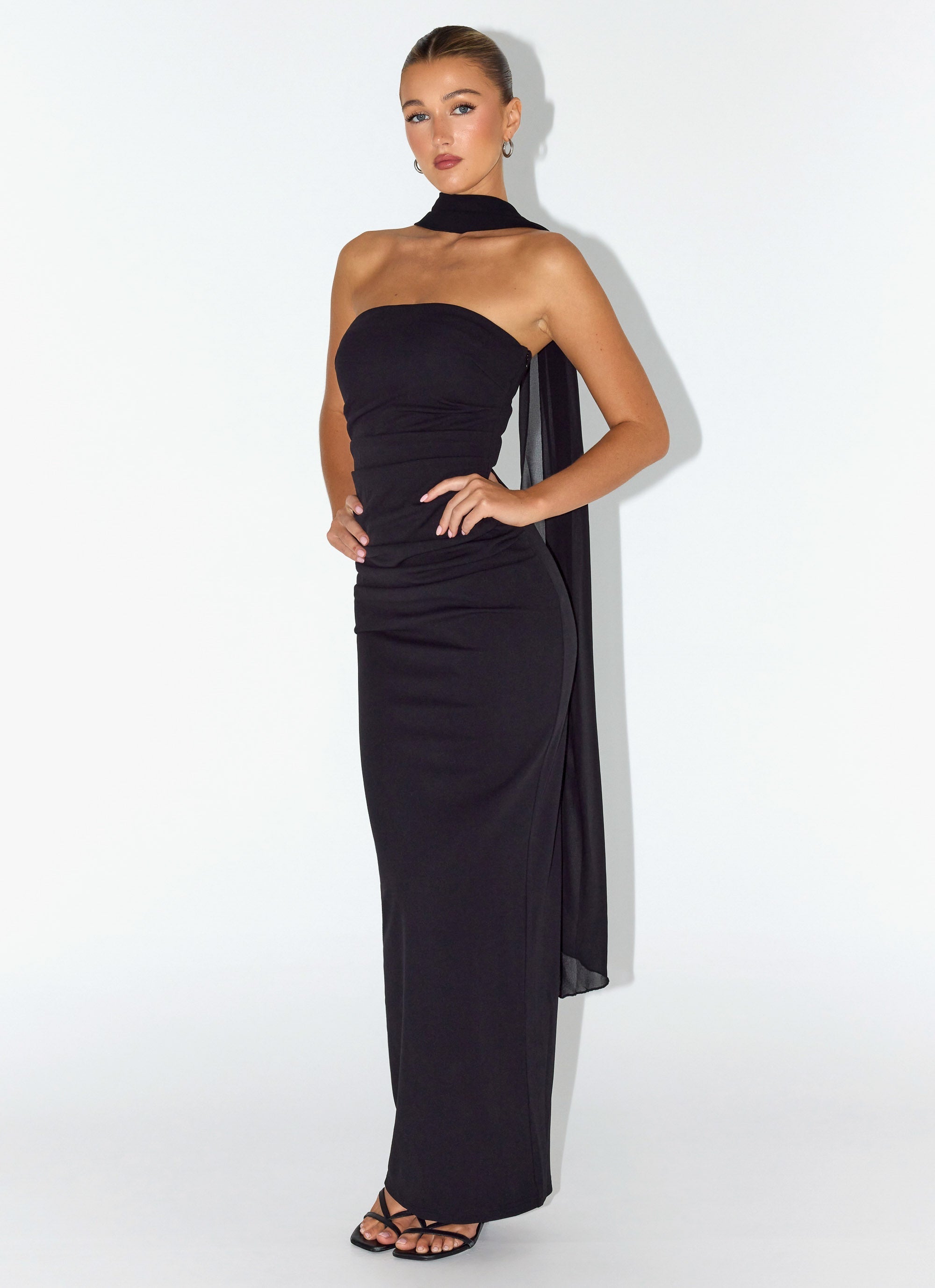 Libra Maxi Dress - Black