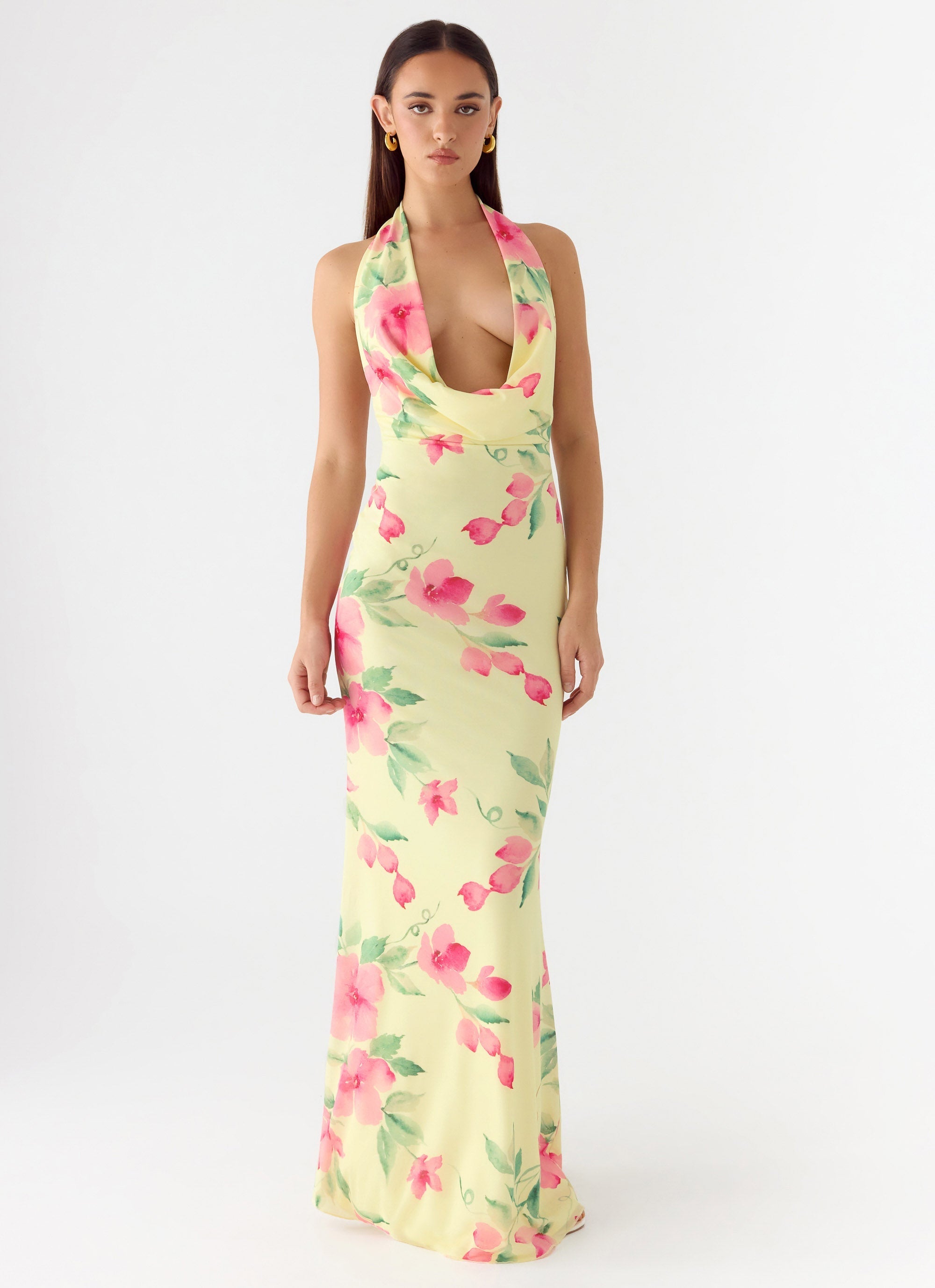 Like You Better Maxi Dress - Lemon Soleil