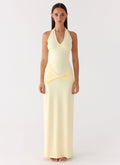 Maribelle Maxi Dress - Lemon