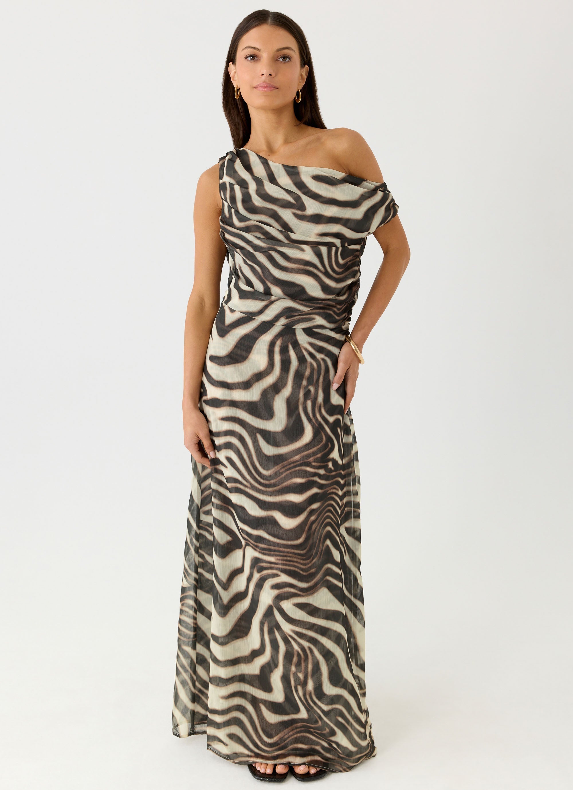 Mernas Maxi Dress - Zebra