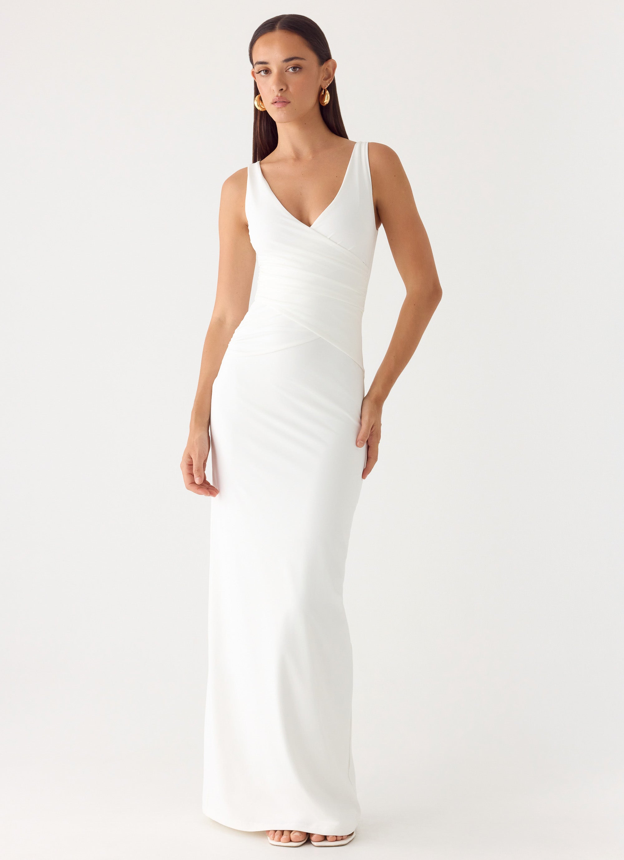 Nerine Maxi Dress - White