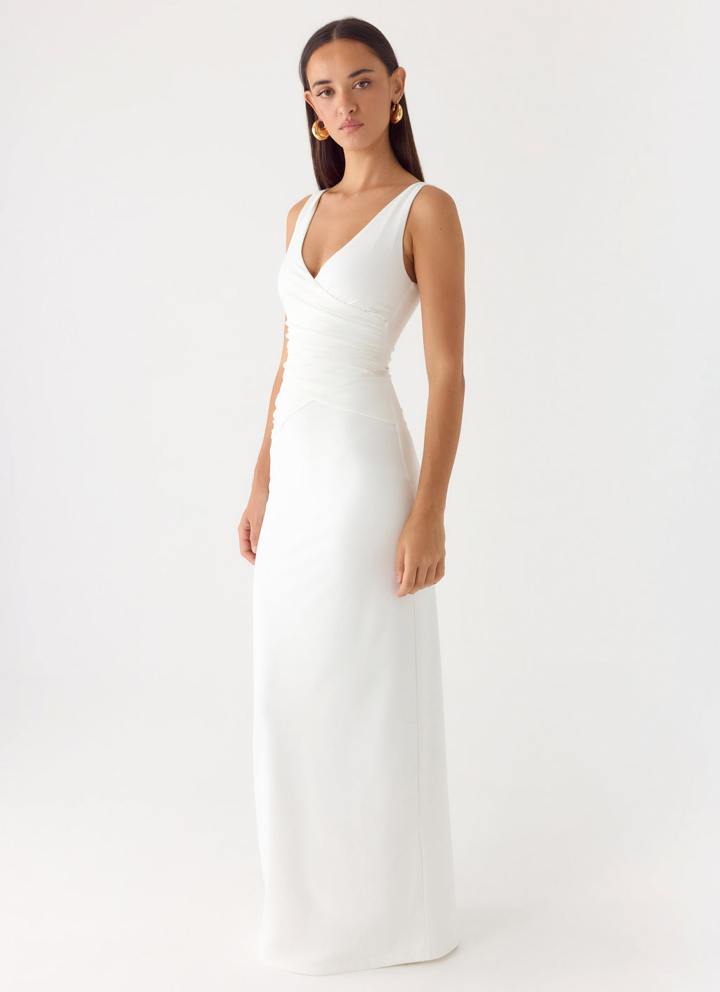 Nerine Maxi Dress - White