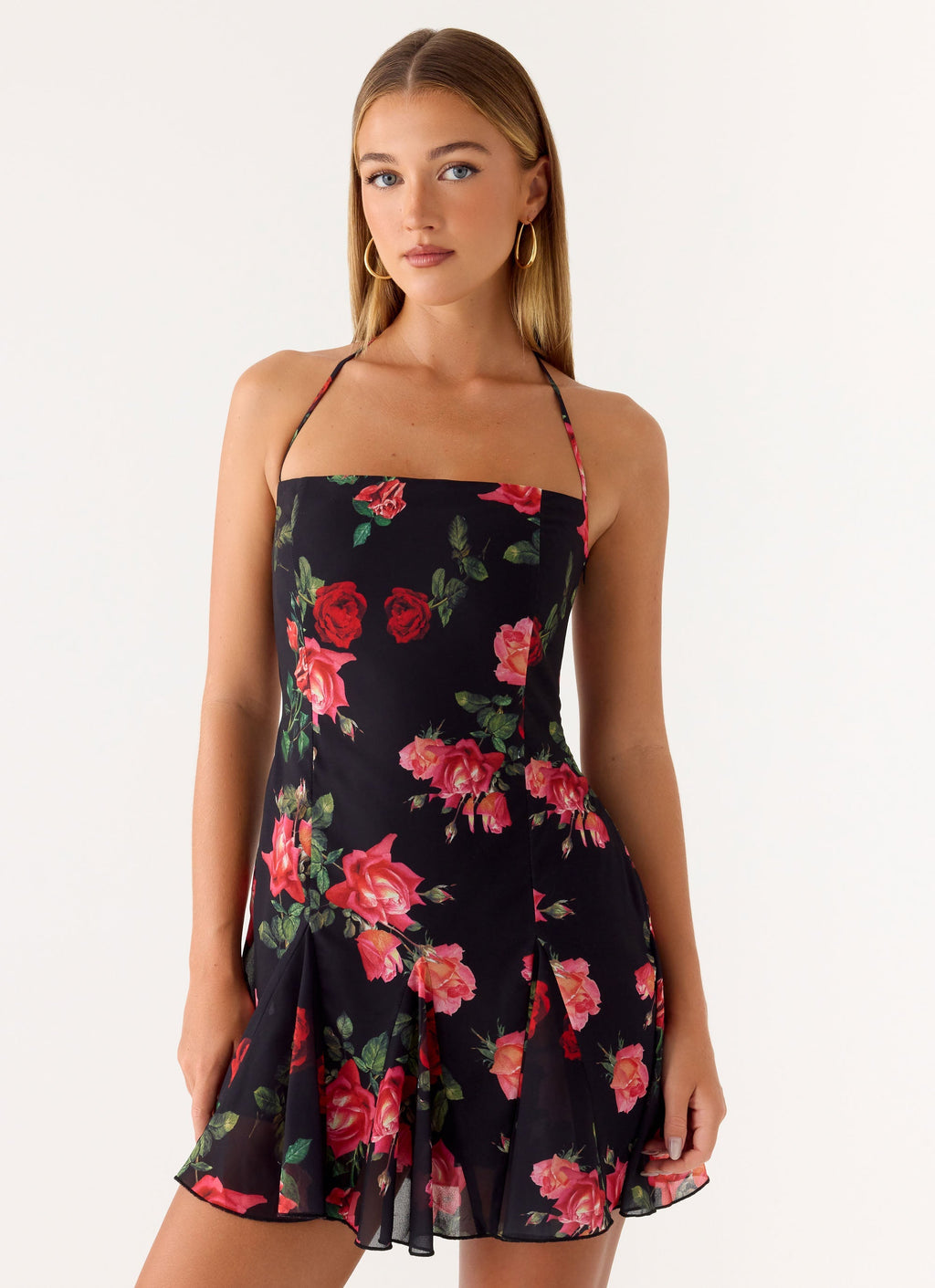 Nikyta Micro Mini Dress - Midnight Bloom