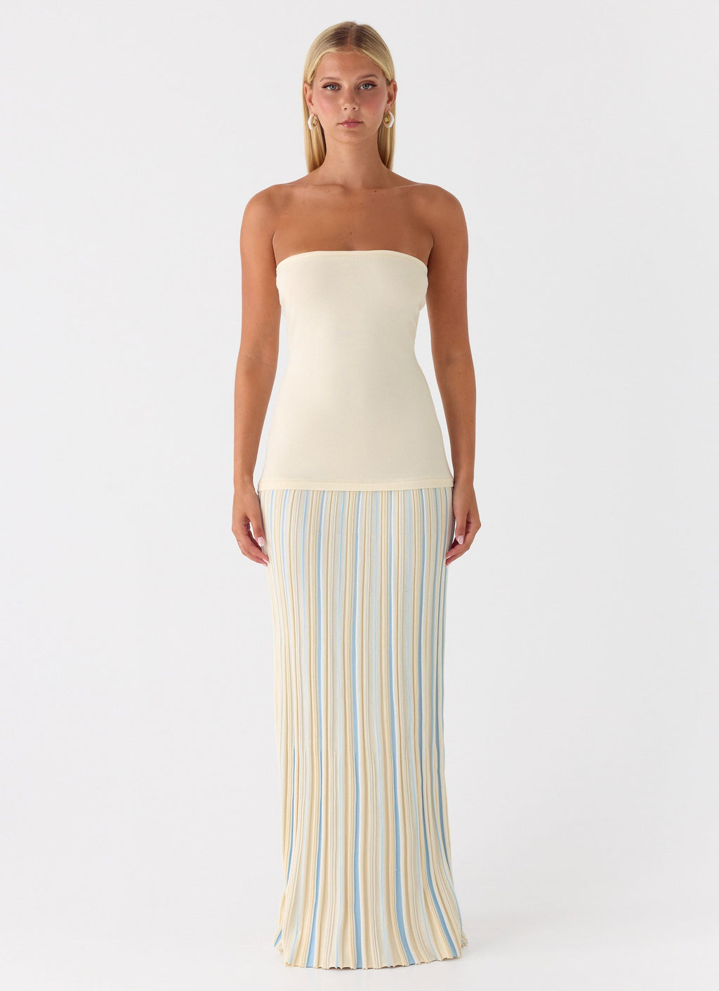 Otillie Knit Maxi Dress - Yellow