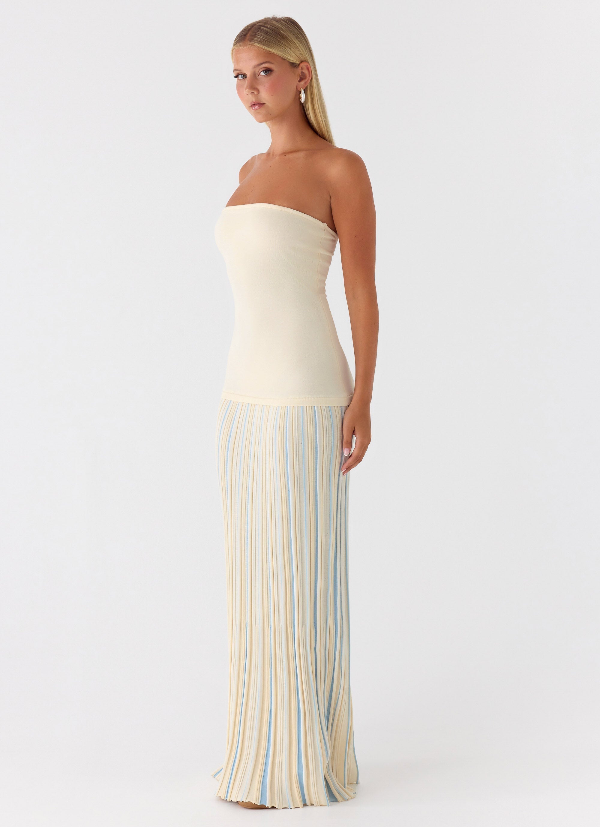 Otillie Knit Maxi Dress - Yellow