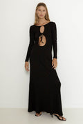 SNDYS Tallulah Maxi Dress Black by Selfie Leslie
