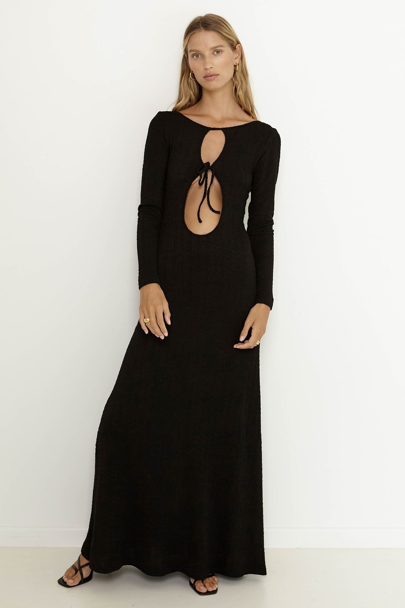 SNDYS Tallulah Maxi Dress Black by Selfie Leslie