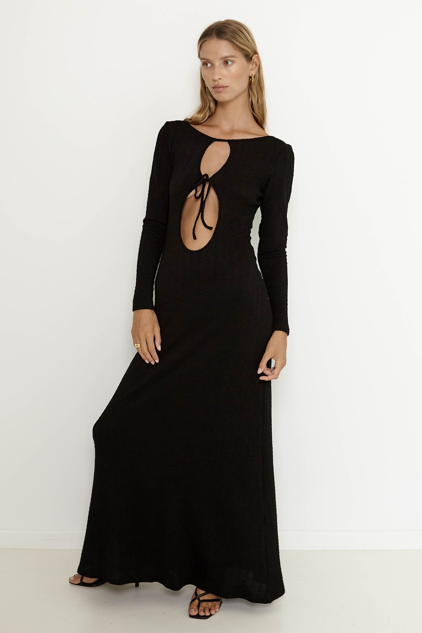 SNDYS Tallulah Maxi Dress Black by Selfie Leslie