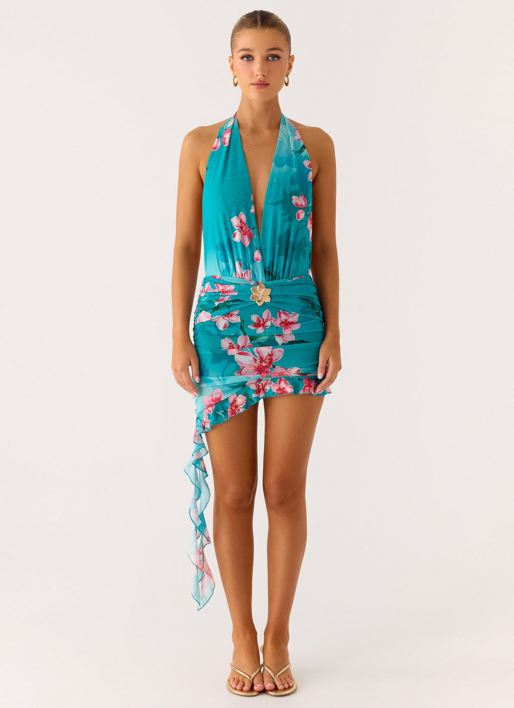 Samar Mini Dress - Petal Reef