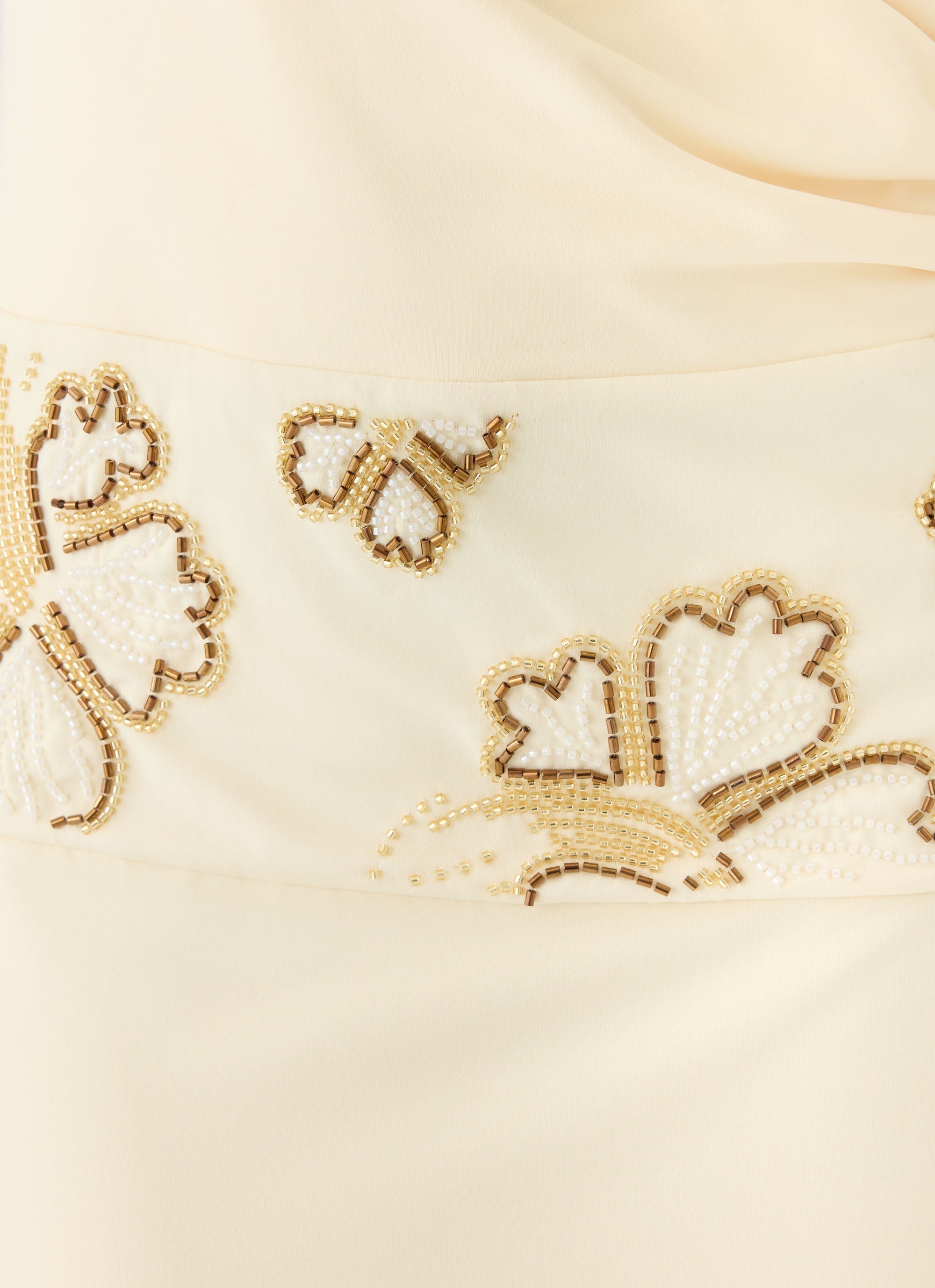 Sandrine Beaded Maxi Dress - Yellow