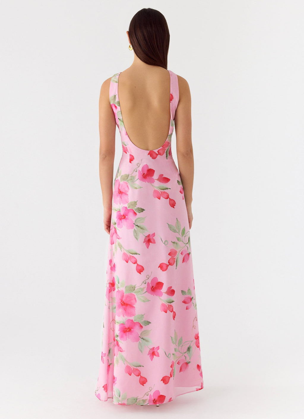 Serafim Chiffon Maxi Dress - Petal Soleil