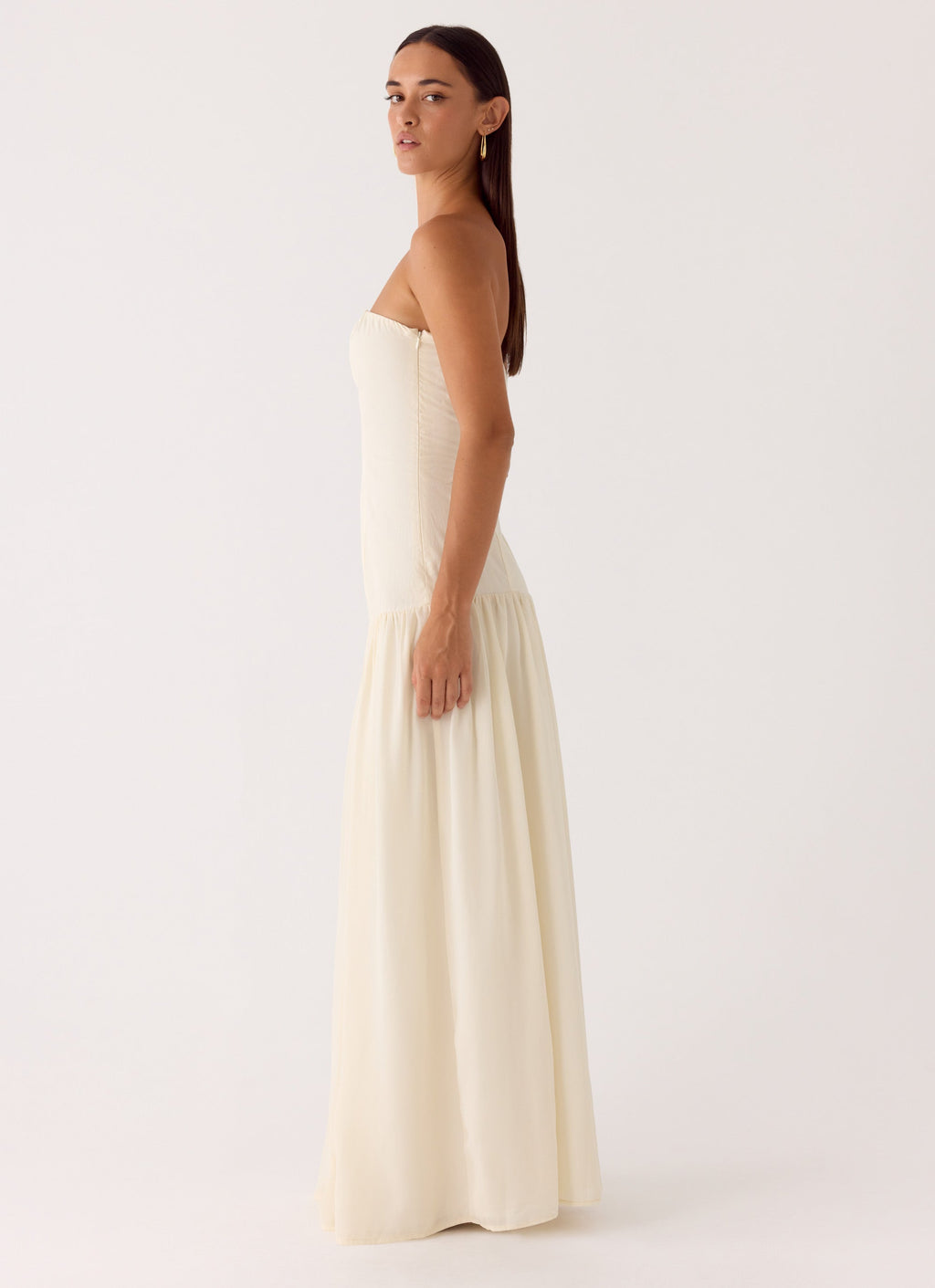 Slowing Tide Maxi Dress - Ivory