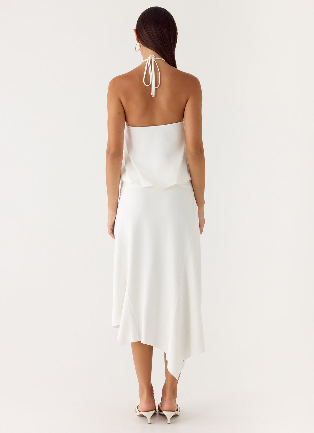 To The Girls Midi Dress - White