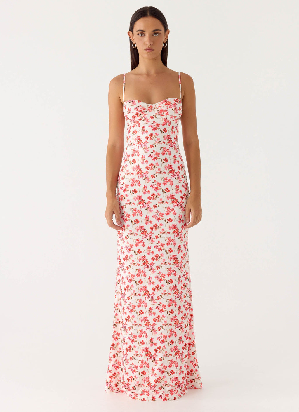 Vamonos Maxi Dress - Porcelain Rose