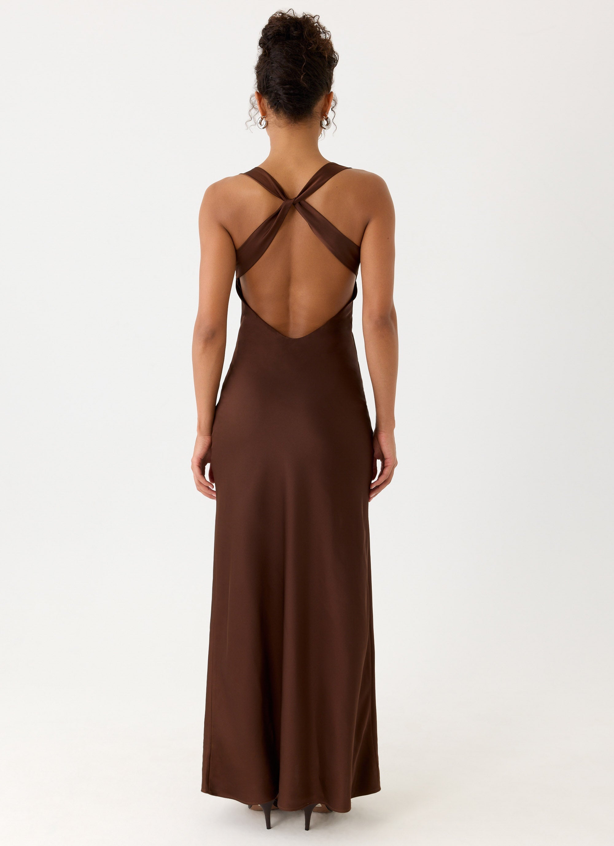 Zandie Maxi Dress - Chocolate Torte