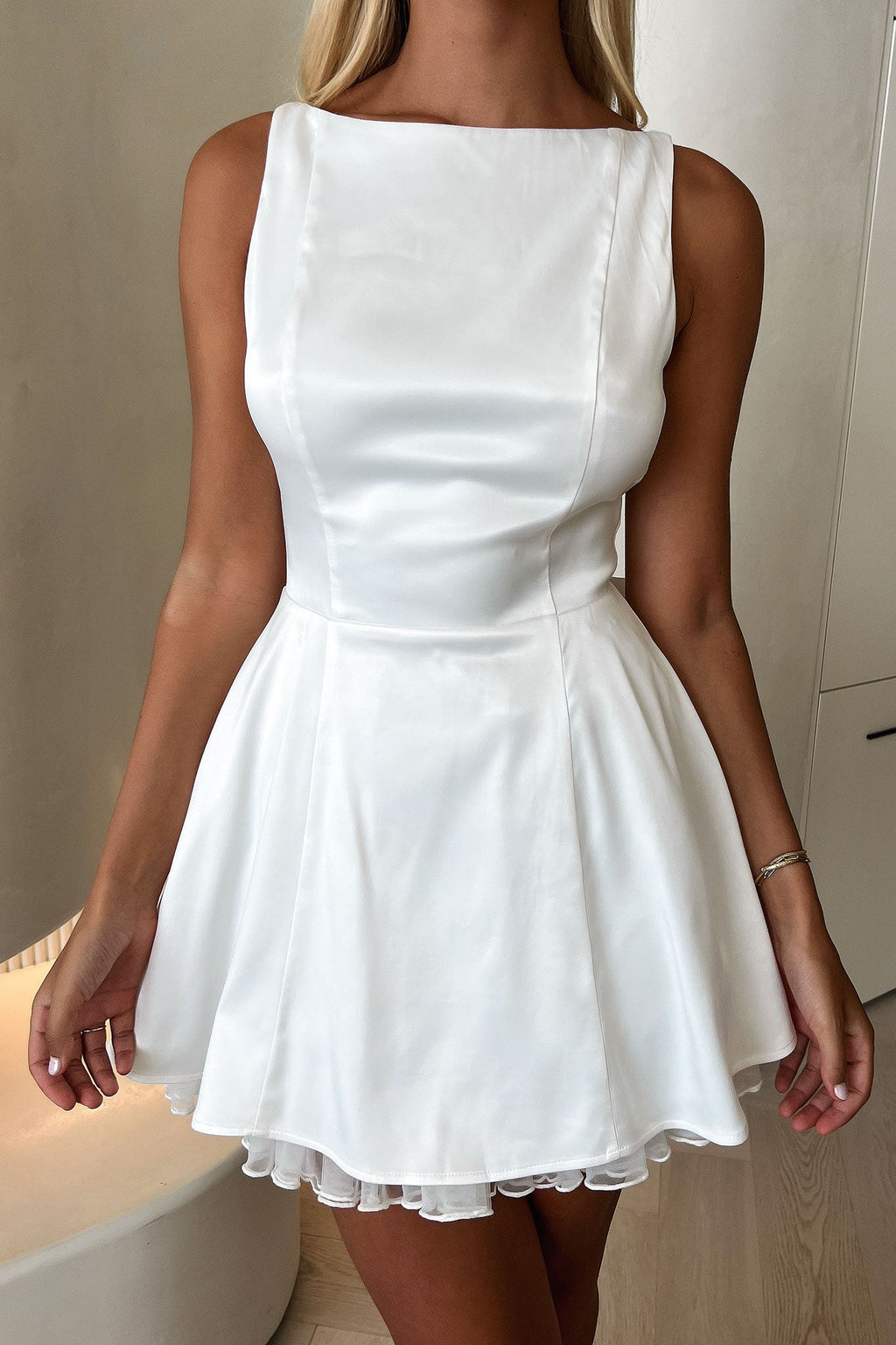 Elodie Dress - White