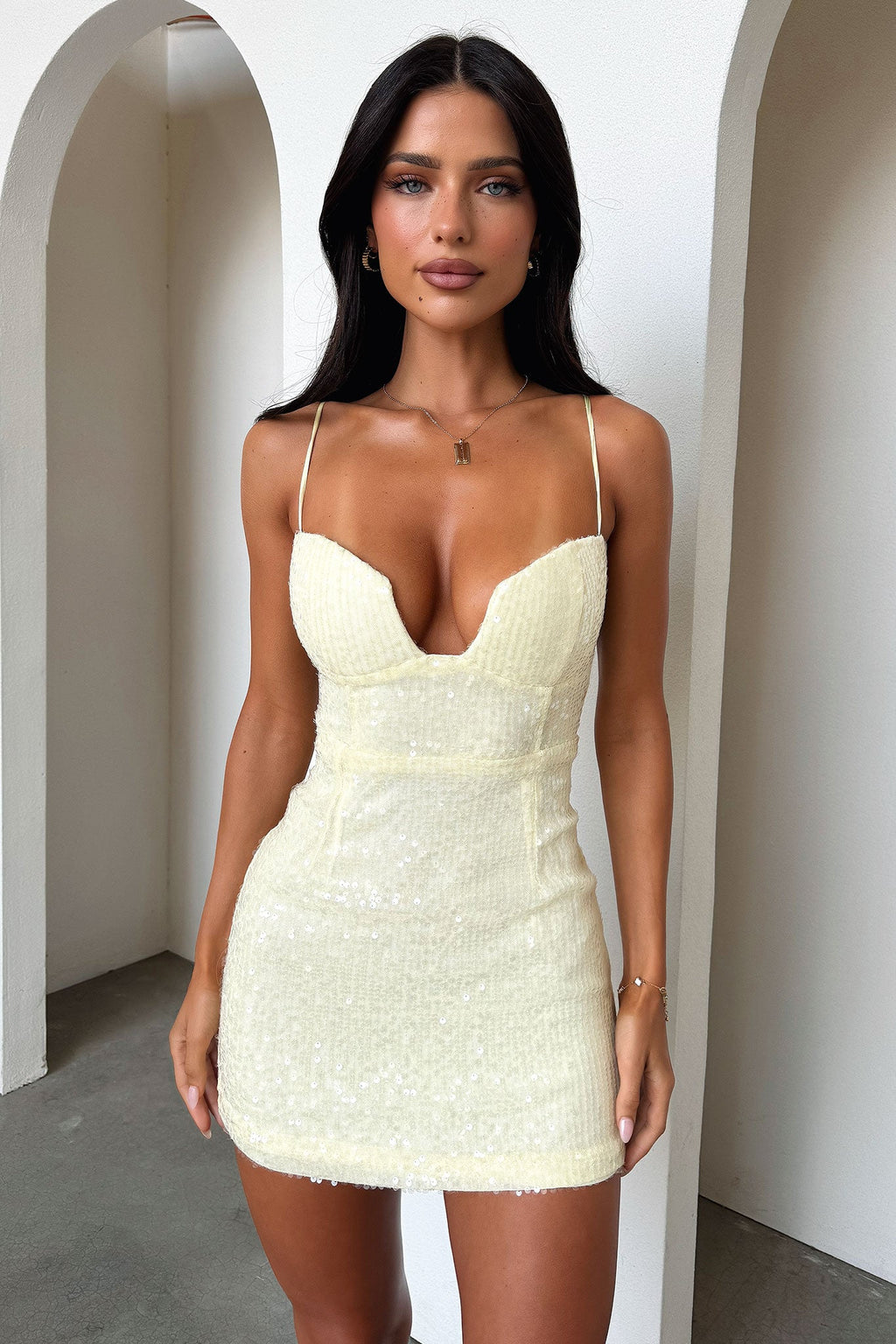 Grande Mini Dress - Yellow