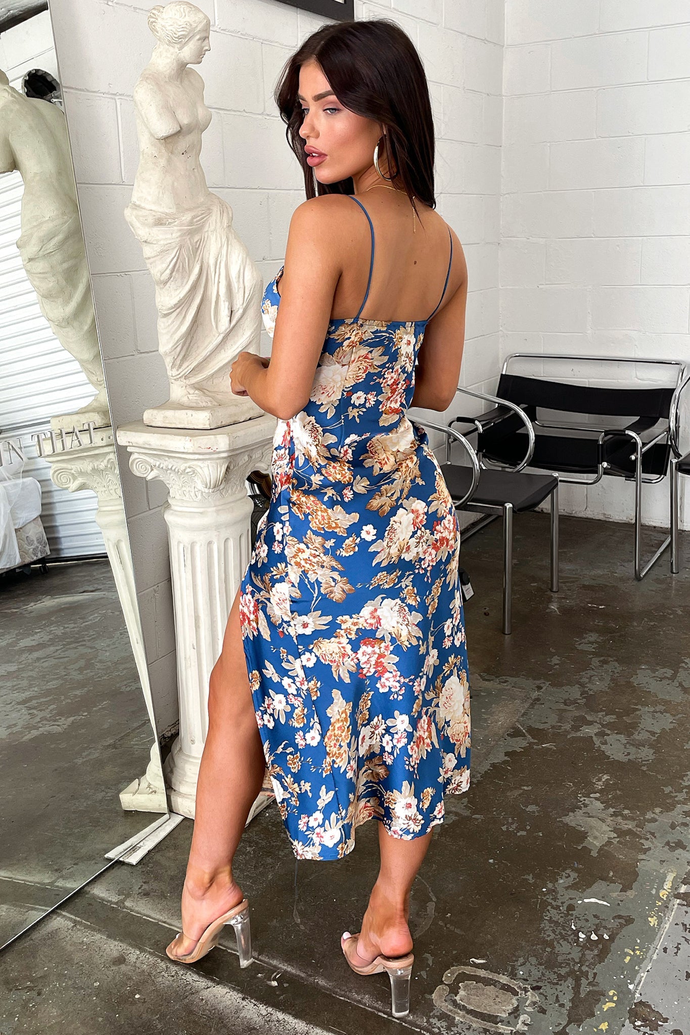 Jennifer Dress - Blue Floral
