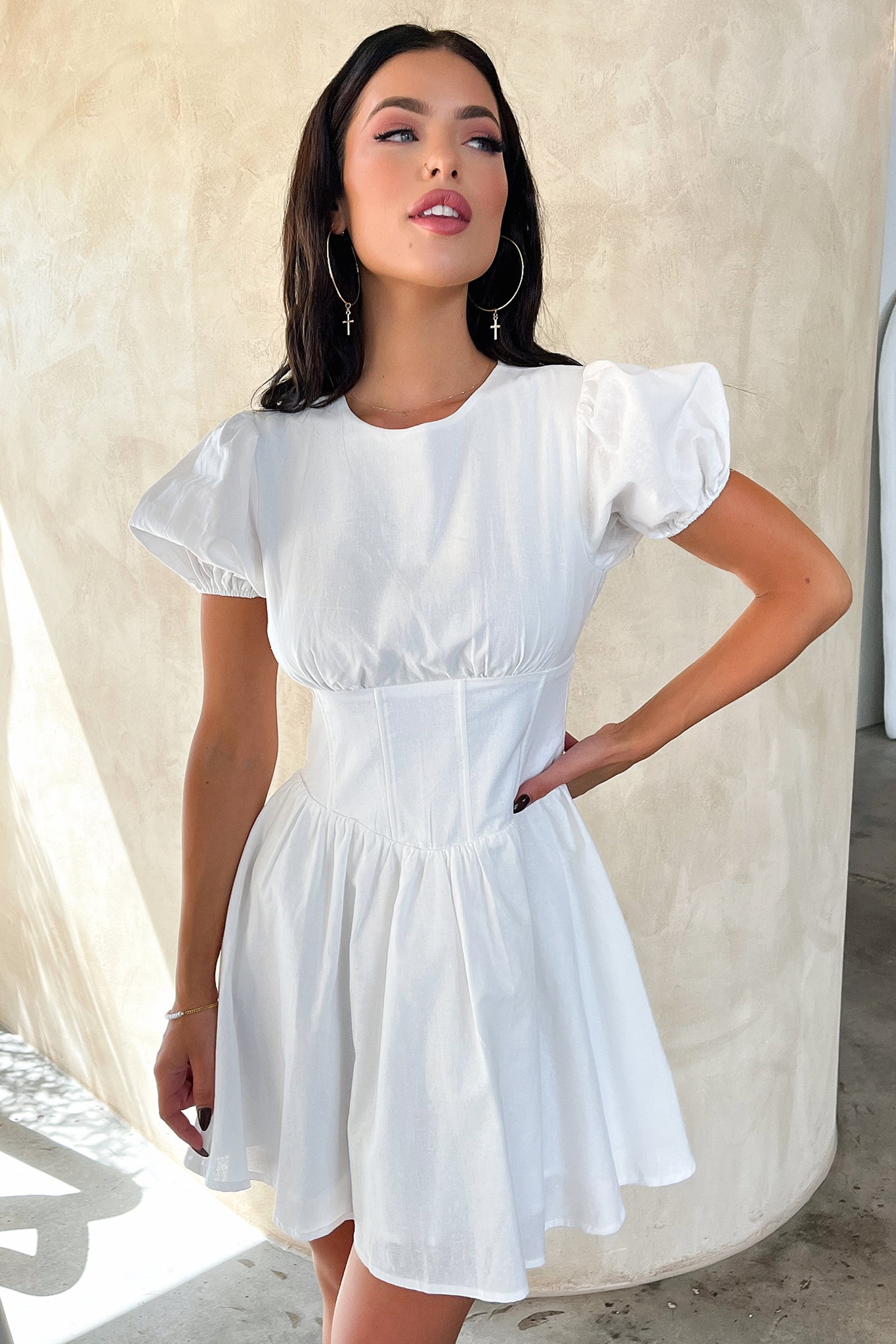 Jordyn Dress - White