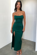 Lane Strapless Maxi Dress - Emerald