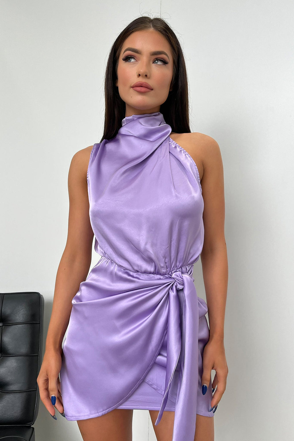 Santorini Mini Dress - Lilac