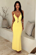 Zaric Maxi Dress - Yellow
